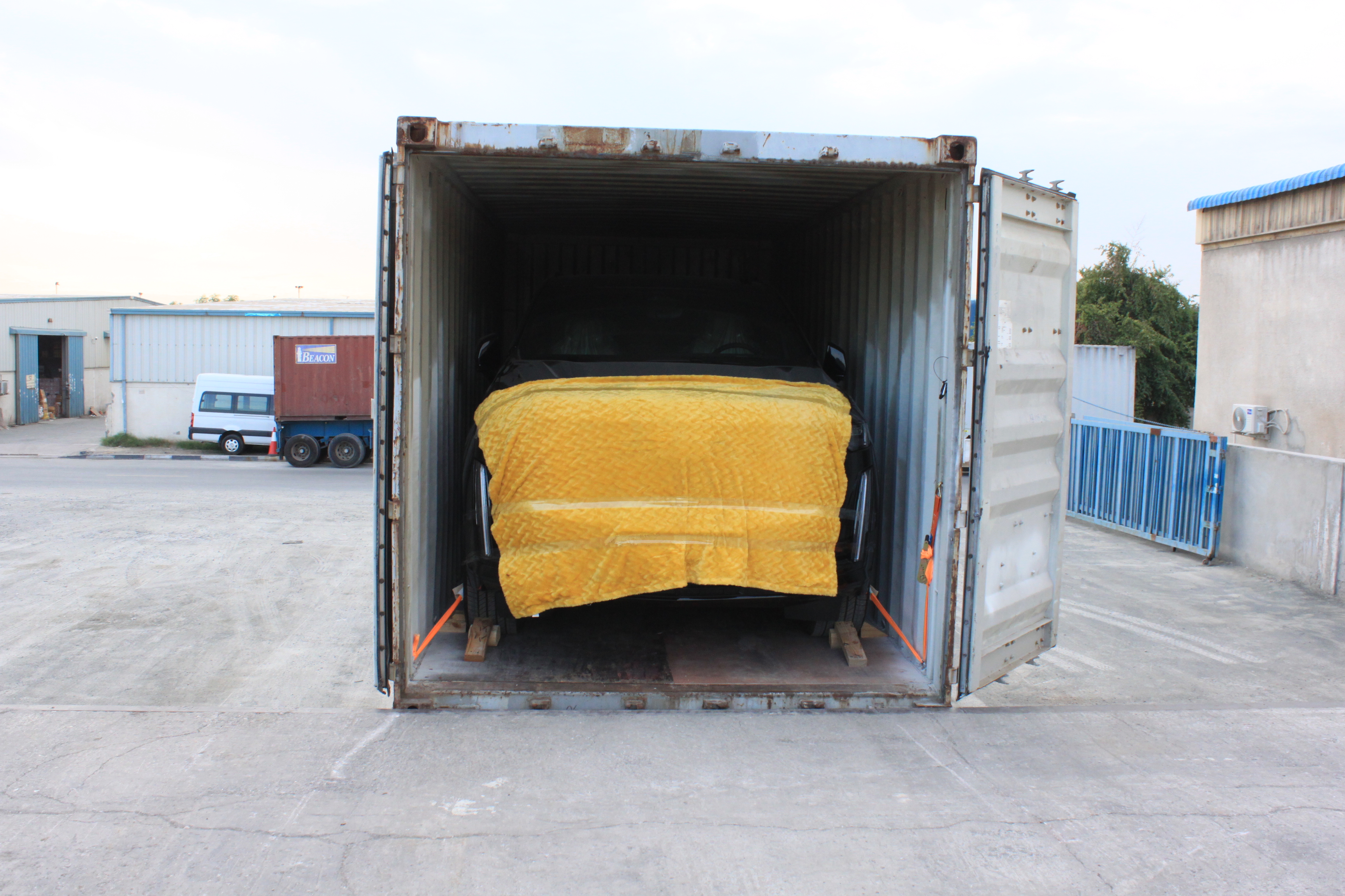Photographs of spacious and well-organized warehouses used by Model Cargo Moovers ability to handle diverse shipping needs.